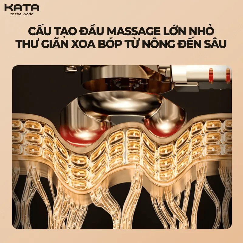 Máy Đấm Lưng Massage Lưng Cao Cấp SKG T1-2 Đầu Mát Xa Cải Tiến 3 Chế Độ Thư Giãn | KATA Beauty Technology