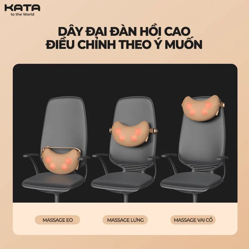 Máy Đấm Lưng Massage Lưng Cao Cấp SKG T1-2 Đầu Mát Xa Cải Tiến 3 Chế Độ Thư Giãn | KATA Beauty Technology