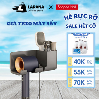 Giá treo máy sấy tóc dán tường nhà tắm, kệ treo máy sấy, để đồ phòng tắm đa năng tiện lợi