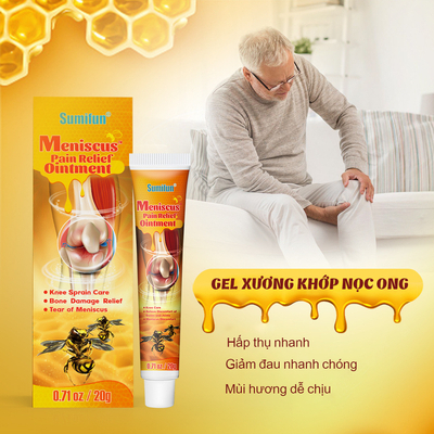 Kem Bôi Nọc Ong Giảm Đau Khớp Đầu Gối Vai Cổ Eo Chân Điều Chăm Sóc Khớp Chuyên Nghiệp Để Hỗ Trợ Giảm Đau