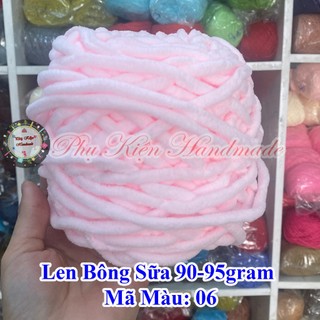 Len bông sữa / Len nhung đũa 90-95gram