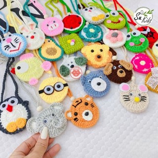 Túi đựng tỏi bằng len cho bé
