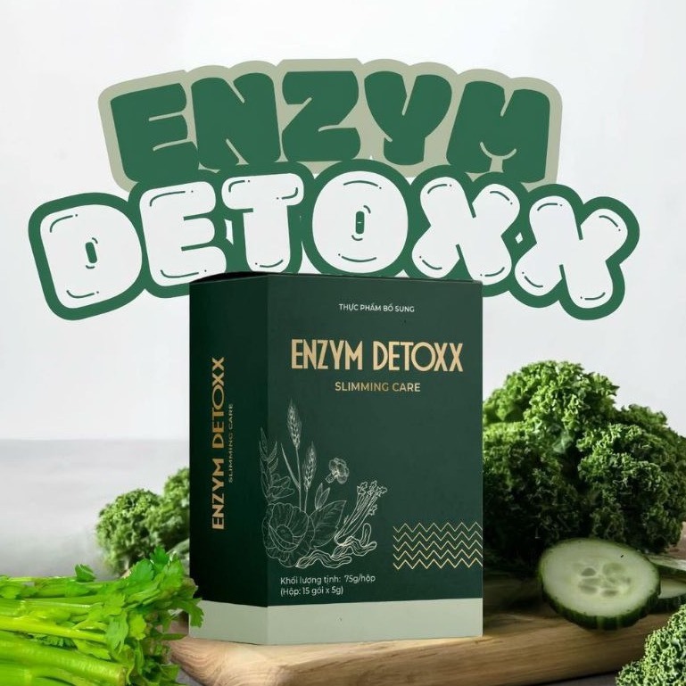 Enzym Detoxx Slimming Care, detox thanh lọc cơ thể, thải độc hạn chế hình thành mỡ bụng hỗ trợ giảm cân an toàn hiệu quả