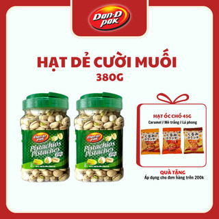 Hạt dẻ cười muối ăn vặt tốt cho sức khỏe 380g Dan D Pak