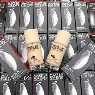 (Bill +30ml] Kem nền Make Up For Ever HD Skin Undetectable Longwear Foundation kiềm dầu suốt 24h
