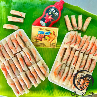 Chả Ram Tôm Đất - size nhỏ - (khay 45 cuốn) Giao hoả tốc HCM 30p