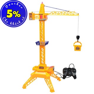 Đồ chơi cần cẩu tháp điều khiển bằng dây điện mới nhất 2021