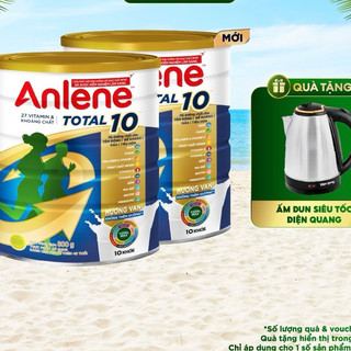 Anlene total 10 combo 2lon 800g tặng ấm dun siêu tốc