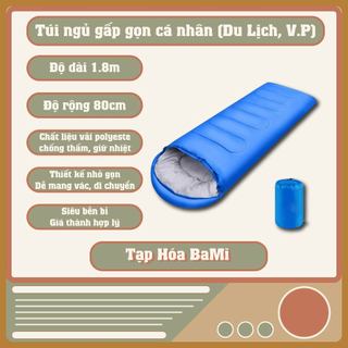 Túi ngủ 1m8 - Ấm áp, Giá rẻ, nhỏ gọn, tiện lợi, dễ dàng mang theo du lịch, văn phòng - Tạp Hóa BaMi
