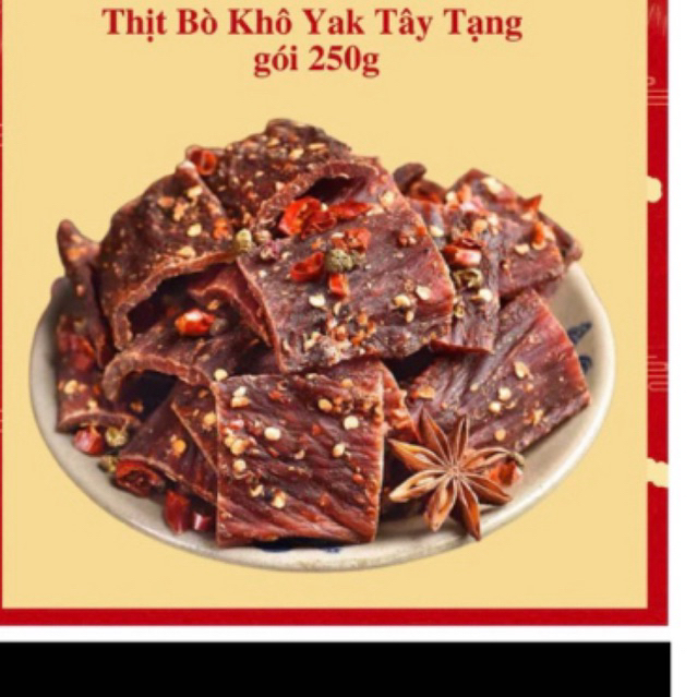 Thịt Bò khô Tây Tạng 250g truyền thống chuẩn vị trung quốc