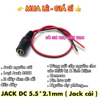 Jack nguồn dc 5.5*2.1mm