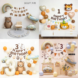 Set trang trí sinh nhật Hàn quốc màu pastel cho bé yêu