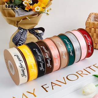 Rẻ vô địch ruy băng lụa in chữ ❤️ Just for You ❤️ - phụ kiện làm hoa, handmade