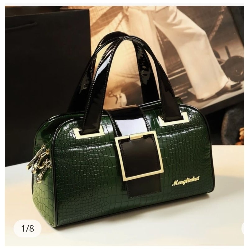 Túi trống phối xanh  ( size  30_ còn xanh+ đỏ)