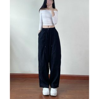 Quần gió Hari Parachute Harem Dáng Thụng Vintage