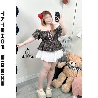ÁO HOA NHÍ BIGSIZE NHÚN THUN EO [TNT SHOP BIGSIZE 60KG 90KG]