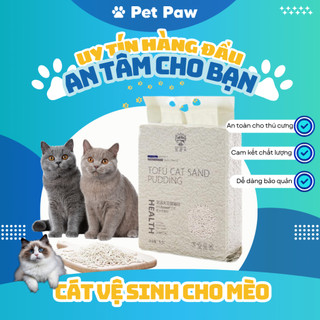 Cát vệ sinh cho mèo đậu nành Randolph ít bụi không mùi vón siêu tốt an toàn túi 6.5L