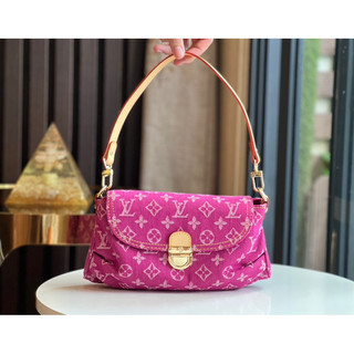 Túi L.V 24p baby supervip size 26,5x15 cm đáy tròn 3 màu fullbox