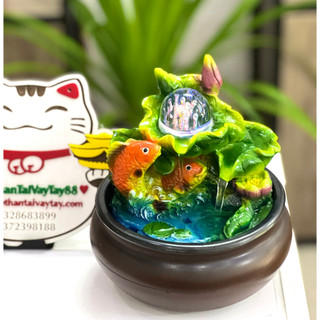 Đài Phun Nước Để Bàn Trang Trí, Thác nước phong thuỷ Mini