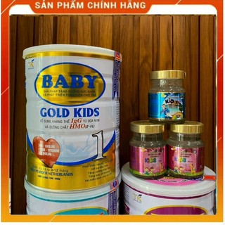 SỮA NON SƠ SINH BABY GOLD KIDS LON 900( KÈM 2 LỌ YẾN )- GIẢI PHÁP TĂNG CƯỜNG SỨC KHỎE THỂ TRẠNG TOÀN DIỆN .