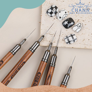 Cọ nét cán gỗ siêu mảnh nail Brush - Cọ vẽ nail chuyên dụng (lẻ chiếc) Chanh Nail