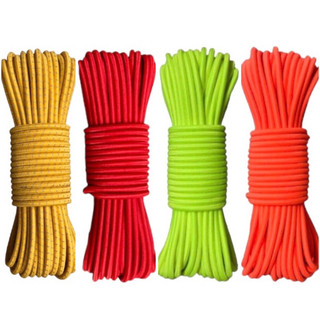 10 mét - Dây Dù thun 3.2mm tròn chắc tay đàn hồi 100% ko nhão dùng căng giữ đồ vật, sp thủ công
