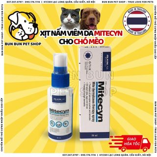 Xịt ghẻ nấm viêm da Mitecyn - Hàng THẬT không FAKE