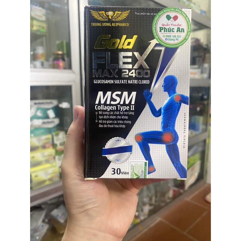 Viên bổ khớp Gold Flex max 2400 lọ 30 viên