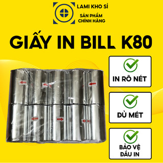 Giấy in bill, Combo 10 cuộn in hóa đơn K57x38, K80x45 - Giấy in nhiệt