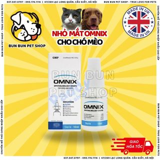 Omnix nhỏ mắt cho chó mèo 10ml