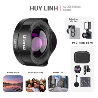 Lens Wide-Angle Ulanzi 16mm CL-005 - Ống kính góc rộng 110 độ cho điện thoại smartphone