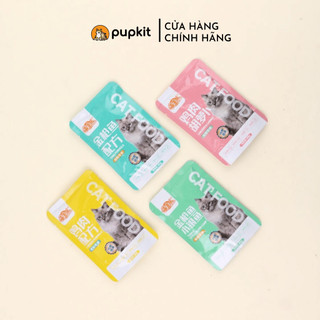 [8.9K/GÓI] [COMBO 4 GÓI MIX VỊ] Pate súp hầm thịt cho mèo Meowvan 80g