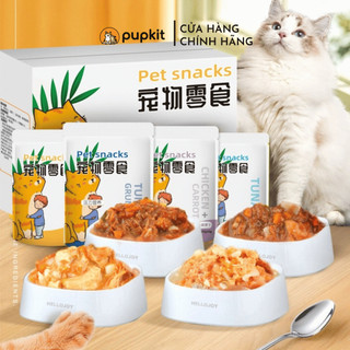 Pate súp thịt hầm cho mèo Aichong Petsnack 80g