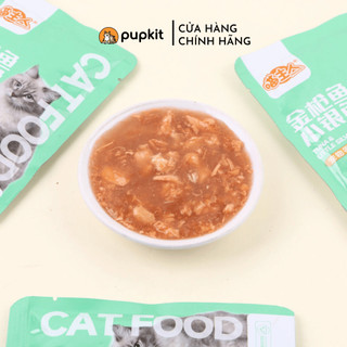 [8.9K/GÓI] [COMBO 4 GÓI MIX VỊ] Pate súp hầm thịt cho mèo Meowvan 80g