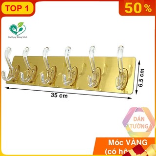 Móc DÁN TƯỜNG Dài chịu lực treo quần áo vật dụng đa năng, miếng dán tường siêu dính dán mọi bề mặt