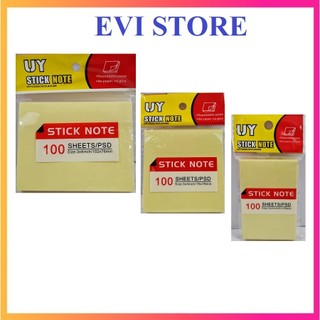Giấy note ghi chú uy02 / uy03 / uy04 i giấy nhớ uy 3x2 / 3x3 / 3x4