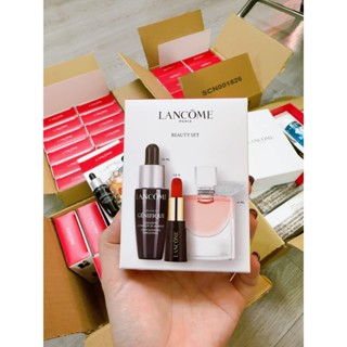  Set 3 Món Lancôme La Vie Est Belle Beauty   Nước Hoa + Son Môi + Serum  