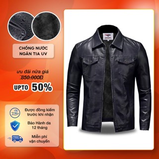 Áo khoác da nam kiểu dáng biker cao cấp Pigofashion Zadn31-32