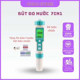 Máy đo chất lượng nước đa năng 7in1 , đo ph/tds/ec/độ mặn/s.g/orp/nhiệt độ nước