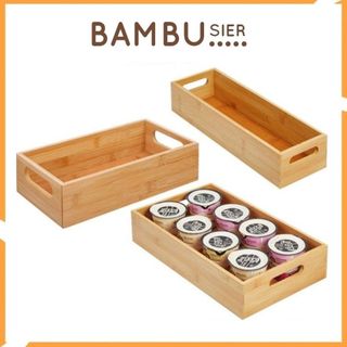 Khay tre đựng đồ đa năng