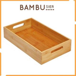 Khay gỗ tre phục vụ đựng đồ đa năng