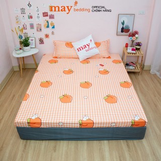 Ga trải giường m6 m8 2m poly cotton kèm vỏ gối nằm chưa kèm chăn và ruột gối