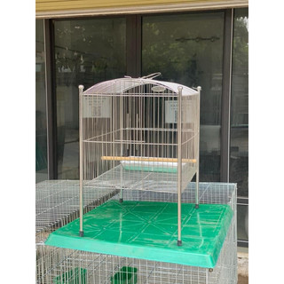  Lồng tắm inox cho khuyên hút mật và mào mi khướu lồng tắm chim inox cao cấp bền đẹp không rỉ kèm khay tắm nhựa 