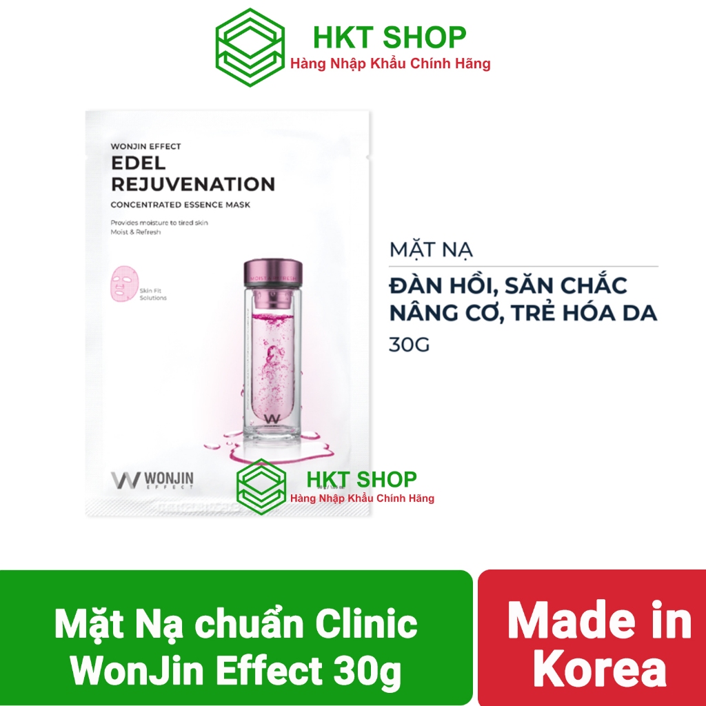 LẺ 1 Mặt Nạ Chăm Da WonJin tím EDEL REJUVENATION- Trẻ Hóa Da