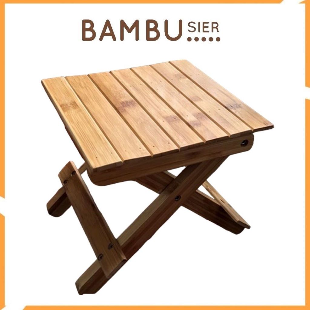 Ghế gỗ tre gấp gọn