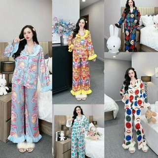 Bộ lụa mịn phối tơ siêu xinh