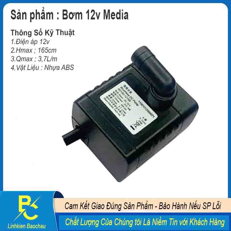 bơm nước 12v mini sử dụng cho quạt hơi nước quạt điều hòa