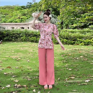 Đồ bộ bà ba cách tân set áo bà ba đồ bộ bà ba đi chùa đồ bà ba nữ miền tây -cn201