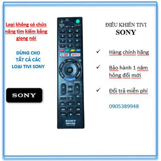 Điều khiển remote tivi Sony