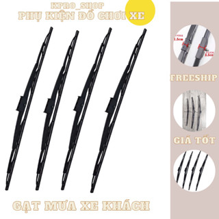 Cần gạt mưa xe ô tô to , xe tải, xe khách chân cần có chốt ngang to chắc chắn lưỡi silicon gạt sạch không gây tiếng ông